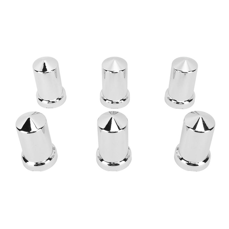 ABS Chrome Plastic Lug Nut Covers 40Pcs Anti Rust 33mm Flanged Caps for Trucks Trailers - Image 4
