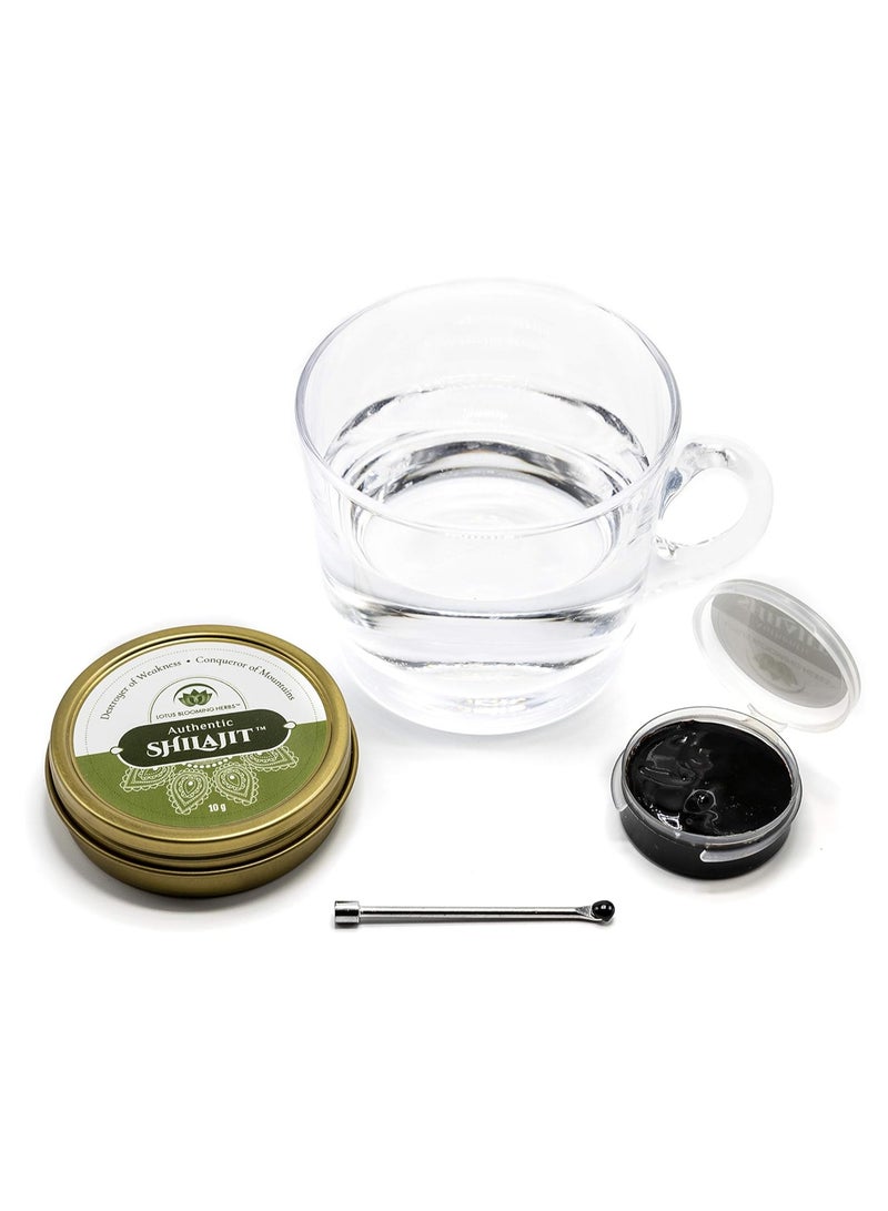 Lotus Blooming Herbs Authentic Shilajit | 100% Pure Gold Grade Himalayan Shilajit Resin 10g - Image 5