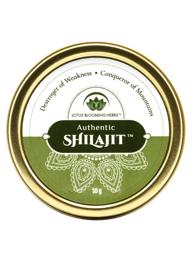 Lotus Blooming Herbs Authentic Shilajit | 100% Pure Gold Grade Himalayan Shilajit Resin 10g - Image 1