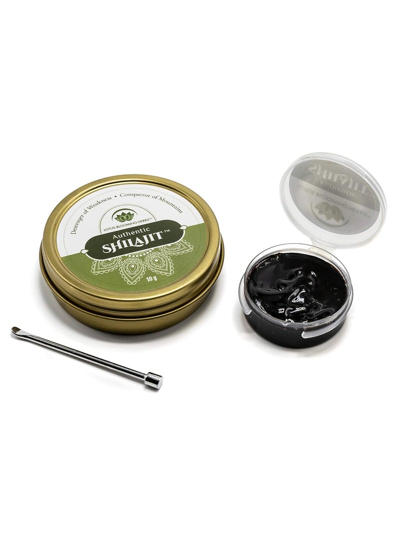 Lotus Blooming Herbs Authentic Shilajit | 100% Pure Gold Grade Himalayan Shilajit Resin 10g - Image 3