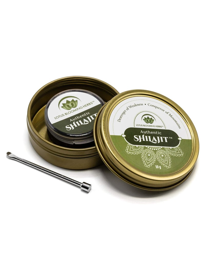Lotus Blooming Herbs Authentic Shilajit | 100% Pure Gold Grade Himalayan Shilajit Resin 10g - Image 4