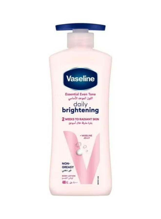 Vaseline Daily Brightening Even Tone Body Lotion 400 ML - Image 1