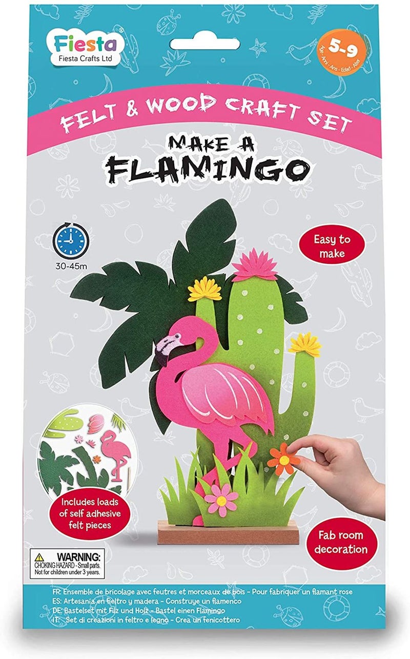 FIESTA CRAFTS Make A Flamingo T-3011