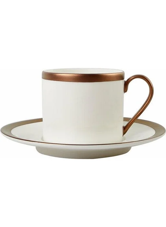 Porland Copper Line Saucer Tea Cup 180cc - 1 Piece