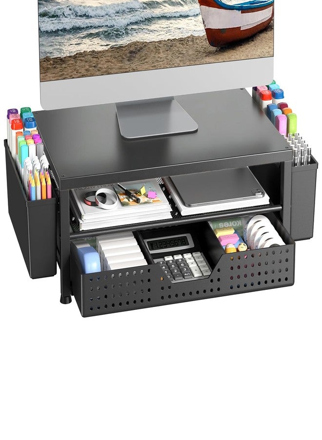 جوجسي Gugsey Monitor Riser With Drawer And Pen Holder