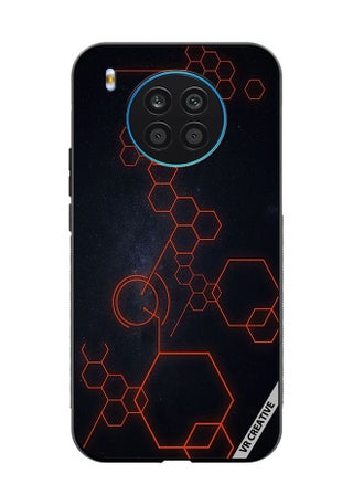 Protective Case Cover For Honor 50 Lite Abstract Hexagon Design Multicolour - pzsku/Z659134854545236F40FBZ/45/_/1683812642/c3208078-55e4-42d2-91e0-e25d5f3b62ec