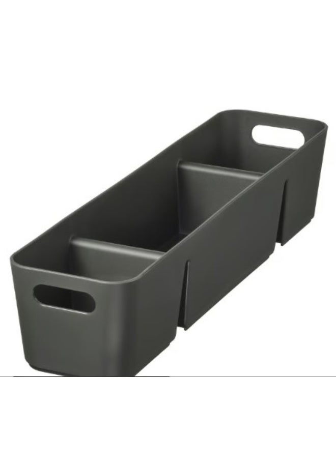 IKEA (IKEA) Box, anthracite, 50x12 cm  - Image 1
