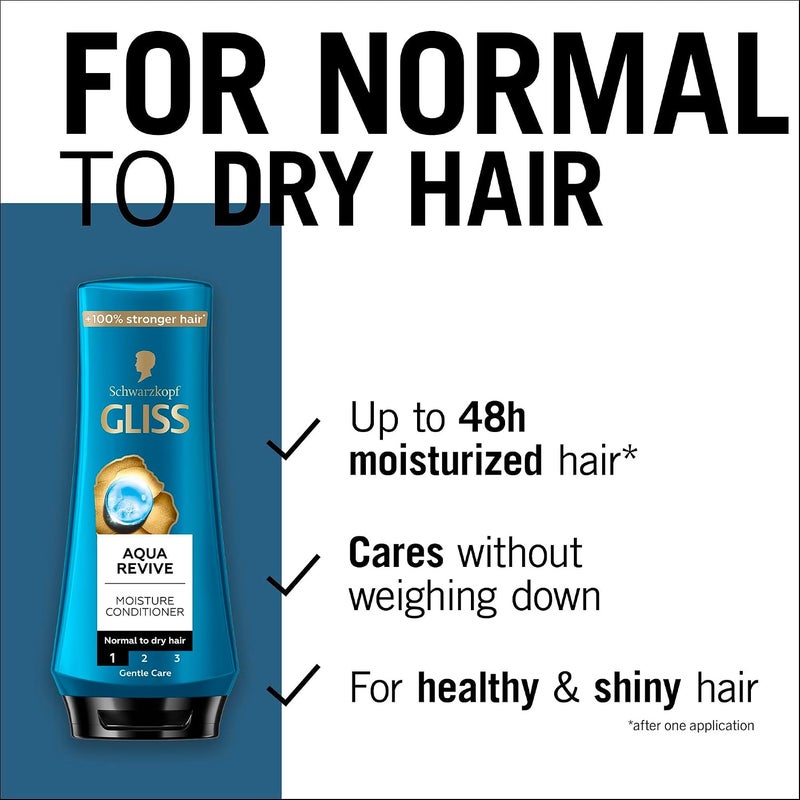 Schwarzkopf Aqua Revive - Moisture Conditioner, 360ml - Image 2