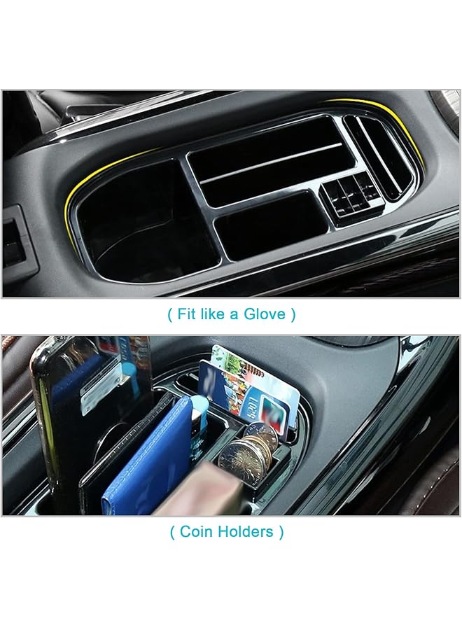 Generic Car Armrest Box Storage Cup Holder, Center Console Storage Box, Change Holder, Coins Organizer Case For 2017 2018 2019 2020 2021 Hrv  - Image 3