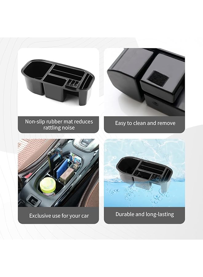 Generic Car Armrest Box Storage Cup Holder, Center Console Storage Box, Change Holder, Coins Organizer Case For 2017 2018 2019 2020 2021 Hrv  - Image 5