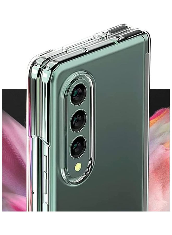 MARGOUN Samsung Galaxy Z Fold 4 Crystal Clear Case Shockproof Soft TPU Transparent Slim Protective Cover 7.6 inch Compatible with Galaxy Z Fold4 5G 2022 Release Clear - Image 5