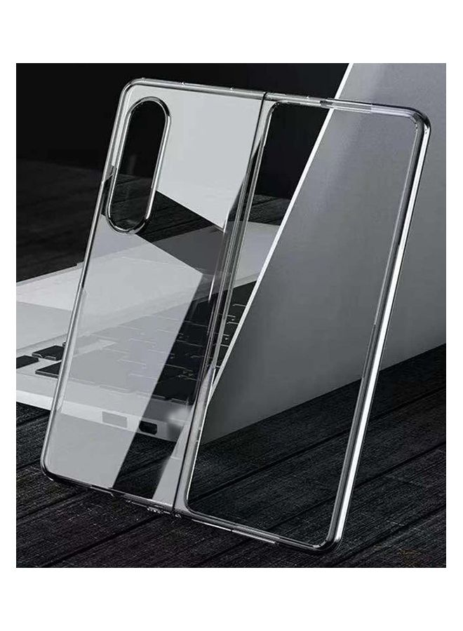 MARGOUN Samsung Galaxy Z Fold 4 Crystal Clear Case Shockproof Soft TPU Transparent Slim Protective Cover 7.6 inch Compatible with Galaxy Z Fold4 5G 2022 Release Clear - Image 3