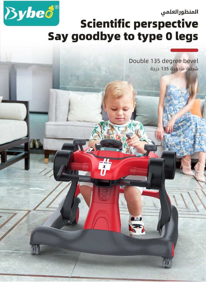 Bybeo 3 In 1 Baby Walker for Kids, Multifunctional Kids Walkers, Baby Push Walker, Toy Car for Walking with Adjustable Height and 360 Degree Universal Wheels, for Infants Boys Girls 6 to 18 Months  - Image 3