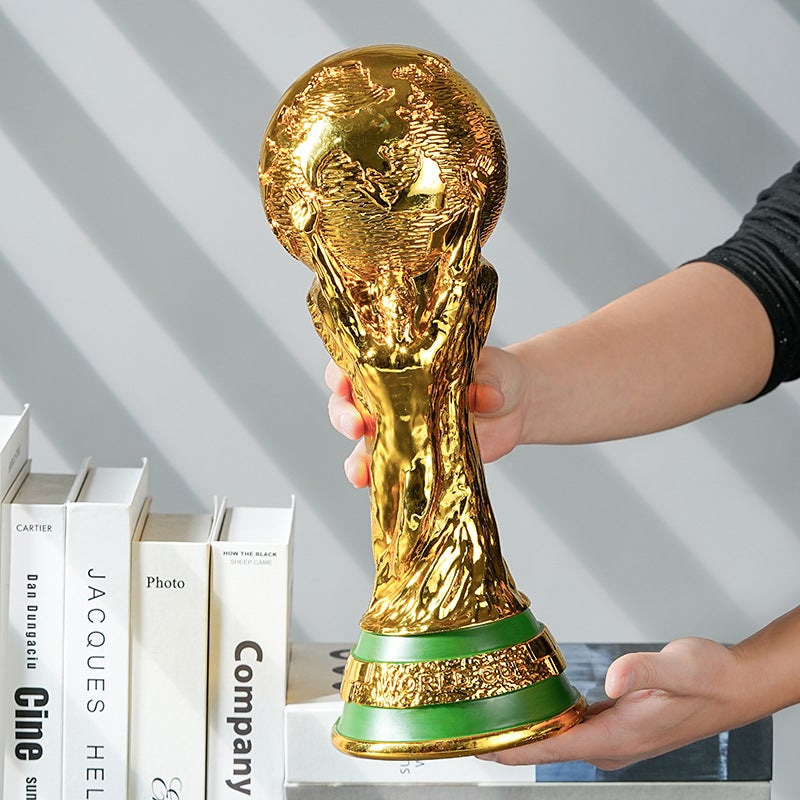 كأس هيركوليس من الراتنج نموذج كأس العالم تذكارات مشجعي كرة القدم - Image 1
