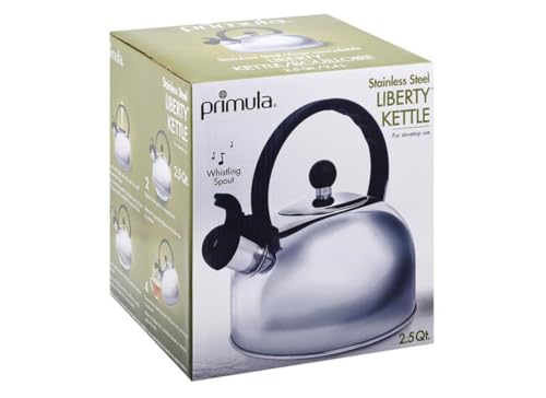 Primula Stainless Steel 2.5 qt. Whistling Stovetop Tea Kettle (PTK-6525) - Image 2