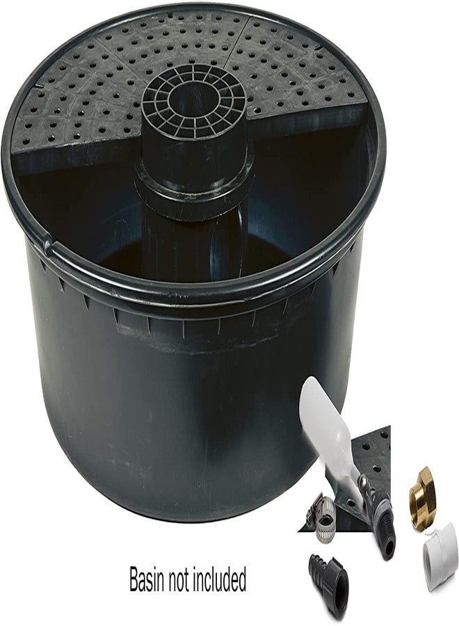 ليتل جايانت صمام تعبئة تلقائي/صمام ضخ من ليتل جاينت AFV-GH، للبرك والنوافير والمعالم المائية وأحواض السمك أو الخزانات، أبيض/أسود، 566286 - Image 4