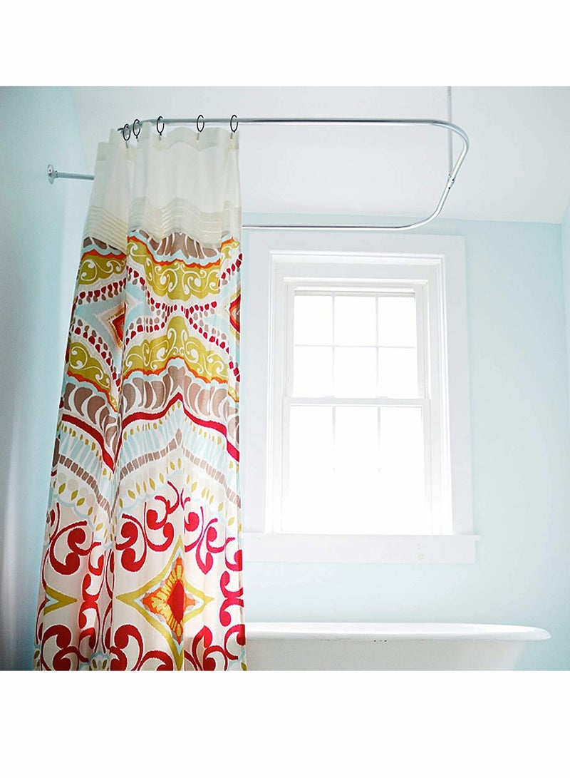 SOLARAE Metal Drapery Curtain Rings Hanging Rings for Curtains and Rods, Drape Sliding Eyelet Rings 30 mm Internal Diameter for Most Curtains, Shower Curtains Easy to Install (Black, 20 Pack) - Image 3