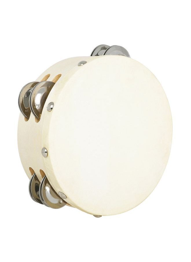 NIBEMINENT Wooden Tambourine Handbell  - Image 1