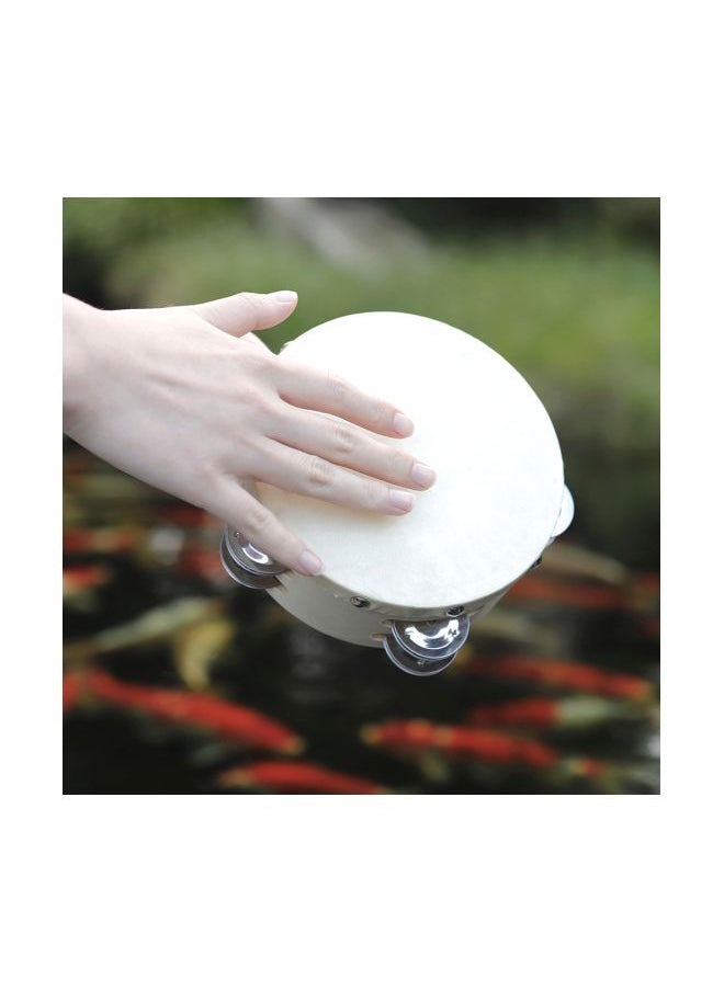 NIBEMINENT Wooden Tambourine Handbell  - Image 2