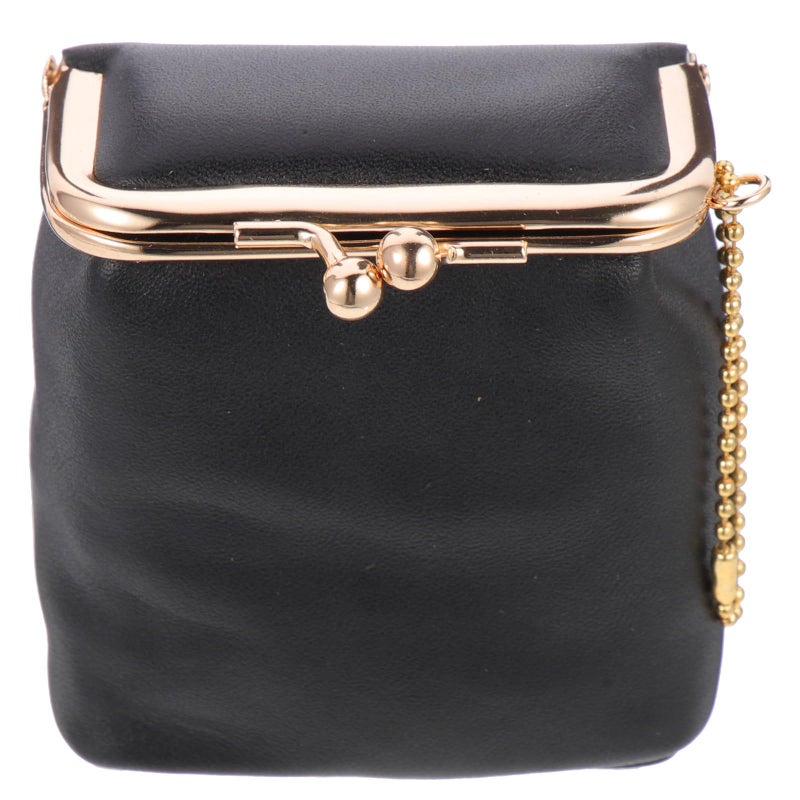 Black Square Mini Travel Lipstick Holder And Gloss Case With Buckle Portable Cosmetic Organizer - Image 2