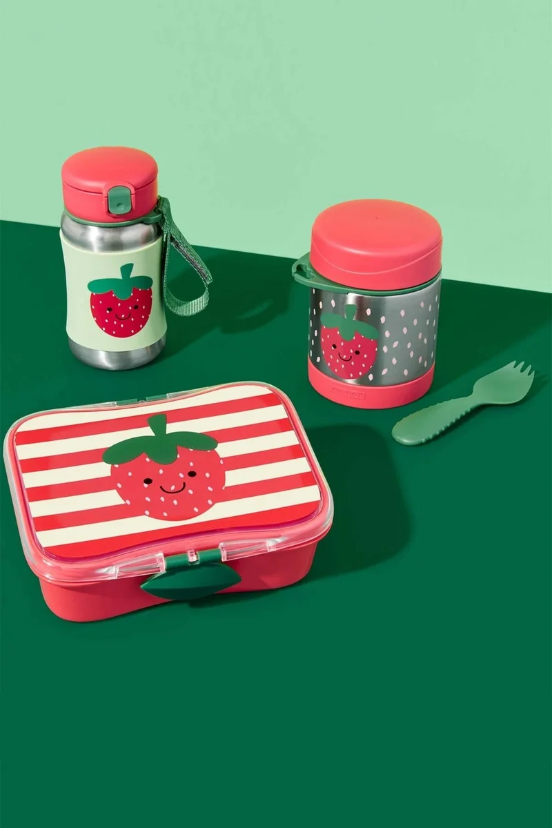 Skip Hop Spark Style Stainless Steel Thermos Strawberry