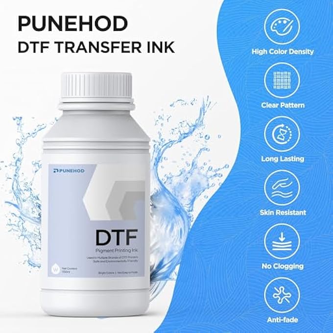 DTF INK 900ML - PREMIUM DTF TRANSFER INK FOR PET FILM, REFILL INK FOR DTF PRINTER L1800 R1390 L805 L800 XP600 TX800, SIZE: 4 * 100ML(CMYK)+2 * 250ML(WW) - Image 3