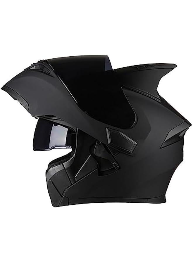 Arabest Full Face Flip Up Modular Motorcycle Helmet Dual Visor Enlarged Air Vents for Men Women DOT Motorbike Moped Street Bike Racing Moto Helmet (Color : G, Size : M/Medium)  - Image 1