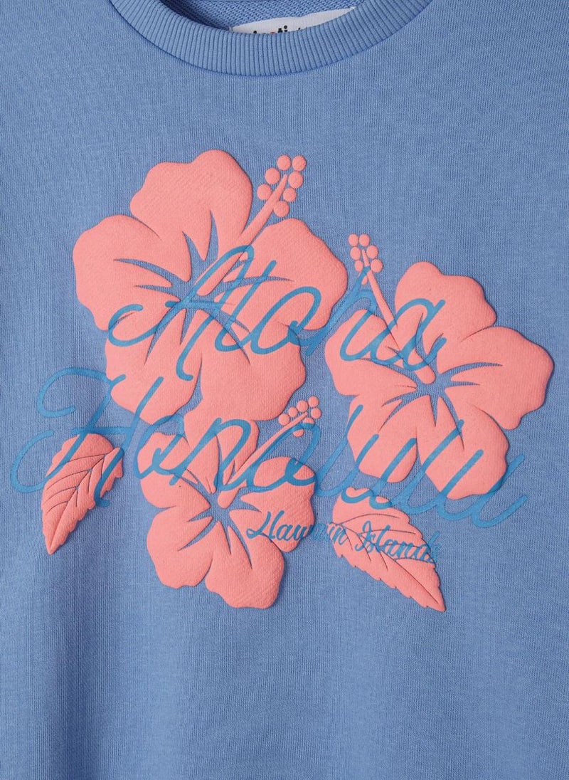 MINOTI Girls Graphic Sweatshirt - Image 4