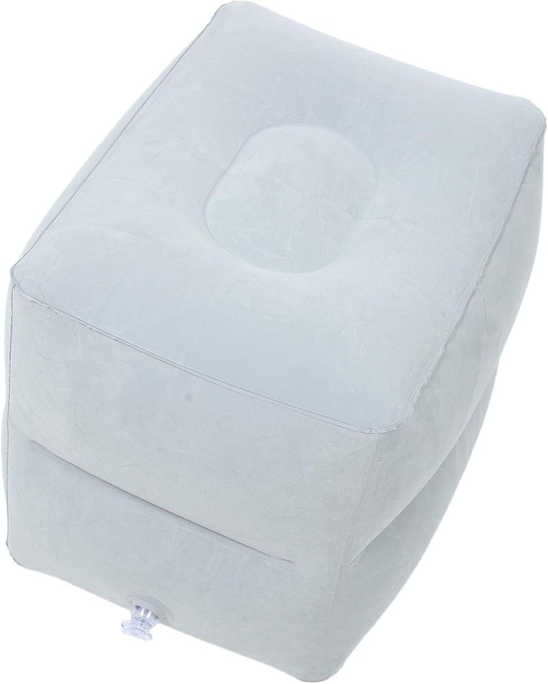Ready varied options Inflatable Foot Rest Travel Footstool Two-Layer Adjustable Height Lightweight Foot Cushion for Airplane Train Office Use in Light Gray Easy store & transit build Safe material Anti topple design Multi-market matching options Hardness boosted processed substance Desert area eligible deliver Shock rubber edge Multi-source stock guarantee Elegant upgraded practical design Practical build Spec compliant trusted quality Hanging space save Various color options Global flexible sizing options Trendy natural tone options KSA stocked goods Balanced weight General need oriented design Nationwide delivery Fast & slow shipment compatible All condition fit Intra-city fast distribution Market diverse application fit Reliable daily use design - Image 1