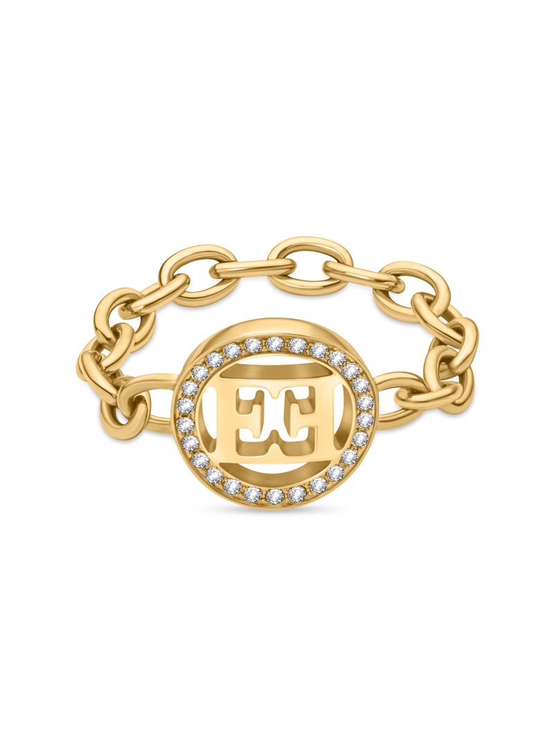 ESCADA Isabella Gold Plated Ring For Women 52MM  - Image 1