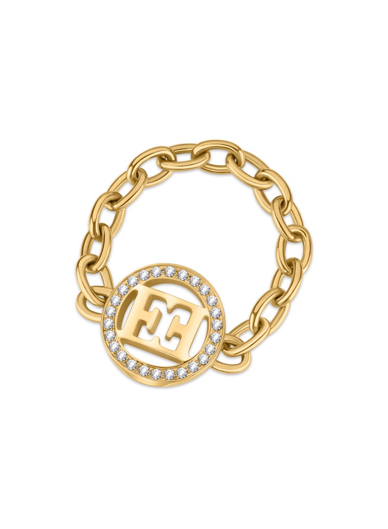 ESCADA Isabella Gold Plated Ring For Women 52MM  - Image 2