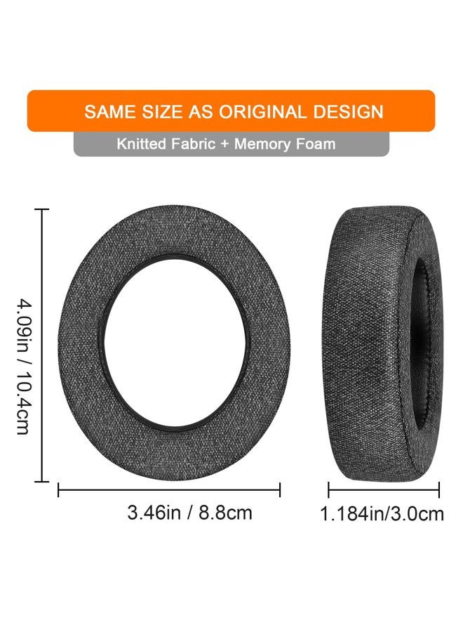 G GVOEARS HS60 Earpads,Replacement Ear Pads Cushion for Corsair hs70 hs60 hs50 , Softer Durable Knitted Fabric and Comfortable Sponge-(Grey)… - Image 3