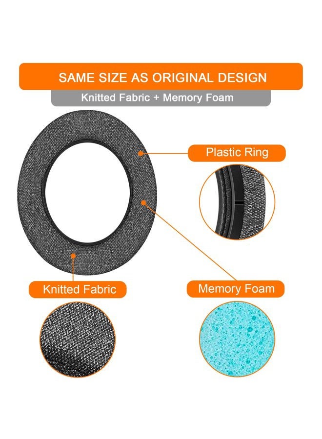 G GVOEARS HS60 Earpads,Replacement Ear Pads Cushion for Corsair hs70 hs60 hs50 , Softer Durable Knitted Fabric and Comfortable Sponge-(Grey)… - Image 4