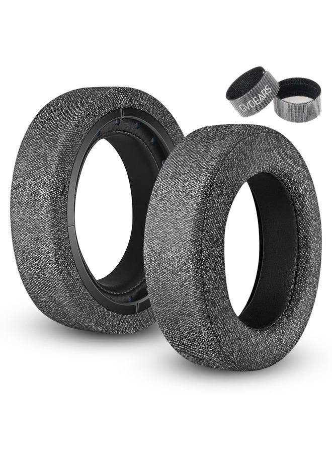 G GVOEARS HS60 Earpads,Replacement Ear Pads Cushion for Corsair hs70 hs60 hs50 , Softer Durable Knitted Fabric and Comfortable Sponge-(Grey)… - Image 1