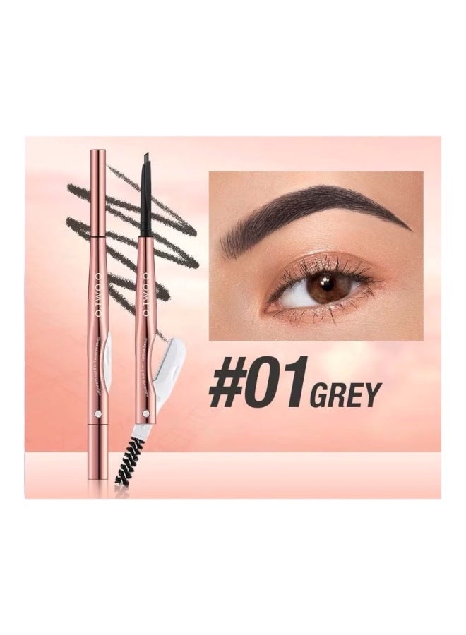 Eyebrow pencil 3 in 1 by Otwoo 01 grey