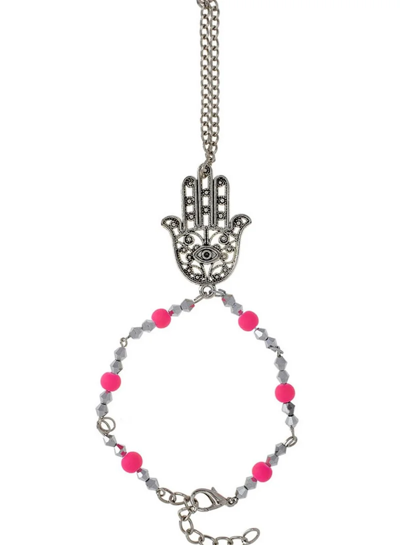 Curly Wurly Khamsa Charm Beads