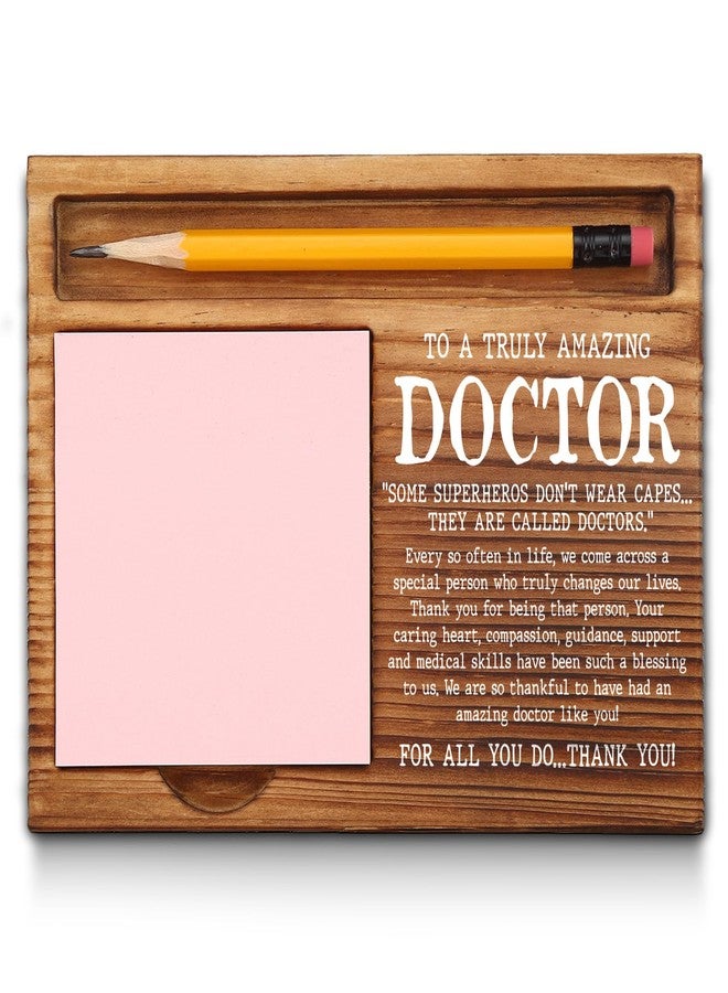 akeke Doctor Sticky Note Holder, Thank You Doctor Gifts, Doctor Appreciation Gifts, Doctor Office Desk Self-Stick Note Pad Holders GSH344 - Image 1
