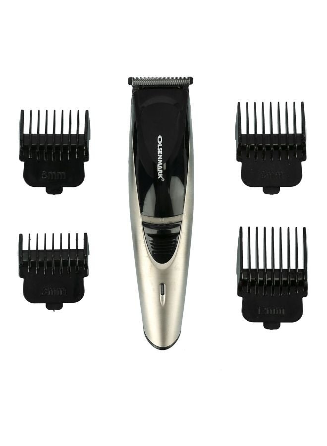 Olsenmark Rechargeable Hair And Beard Trimmer Black/Grey - Image 2