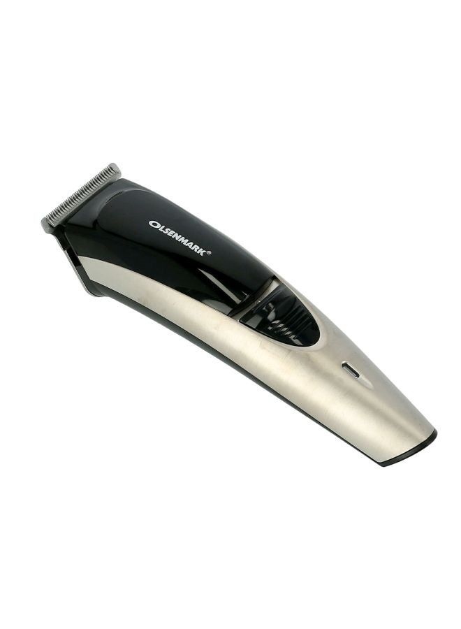 Olsenmark Rechargeable Hair And Beard Trimmer Black/Grey - Image 1
