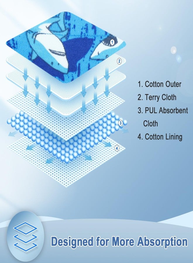 MooMoo Baby Training Underwear for Boys and Girls 8 Packs Absorbent Toddler Training Pants for Boys and Girls 3T - Image 3