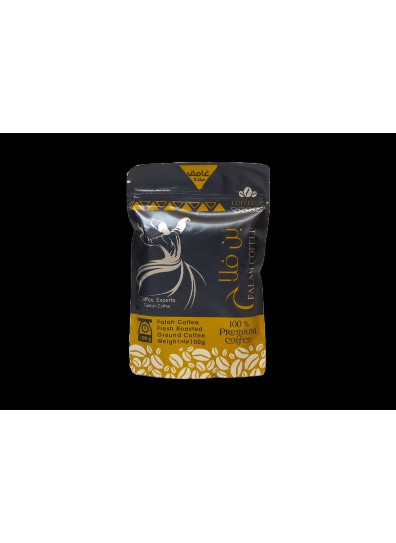 Falah Coffee dark plain  100 