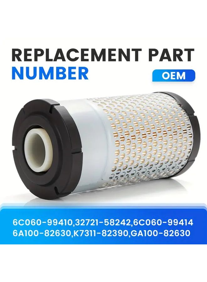 فلتر هواء بديل 6C060 99410 لـ Kubota B21 B2301 B7410D - Image 2