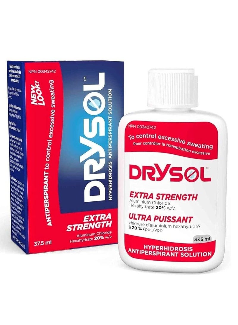 Drysol Clinical Strength Antiperspirant 20% Extra Strength Solution 37.5ml - Image 1