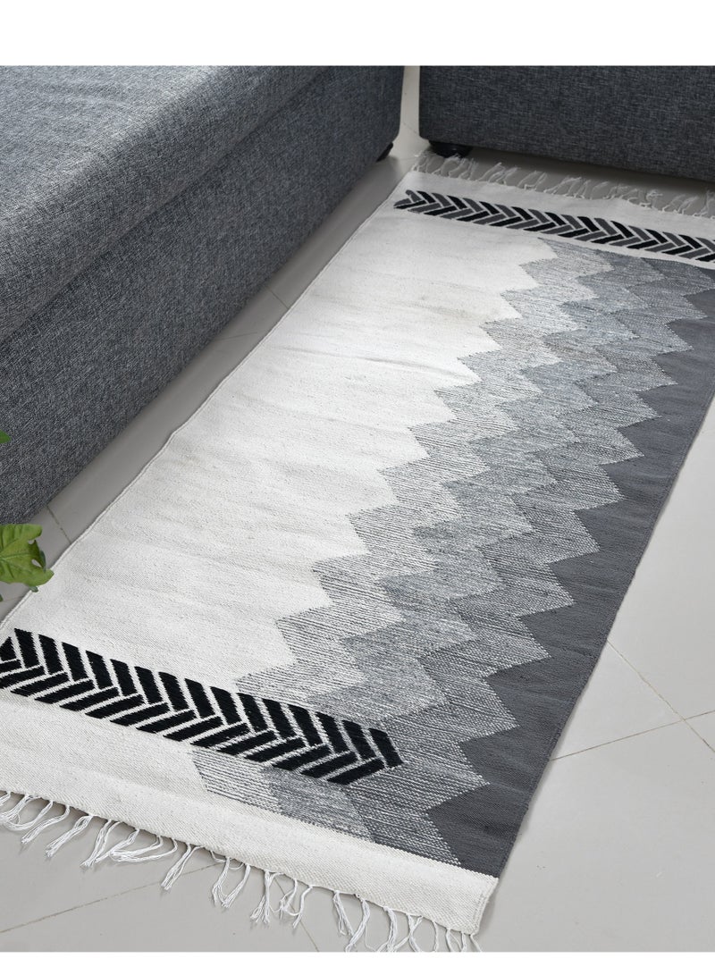 كفوف سجادة سوماك رمادي - Image 2