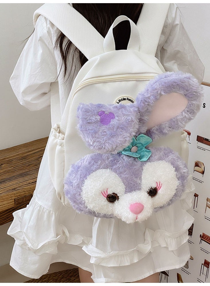 JCB CHIC حقيبة ظهر كبيرة السعة برسوم كرتونية لطيفة، حقيبة مدرسية بحزام قابل للتعديل، حقيبة مدرسية متينة، حقيبة سفر للطلاب - Image 2