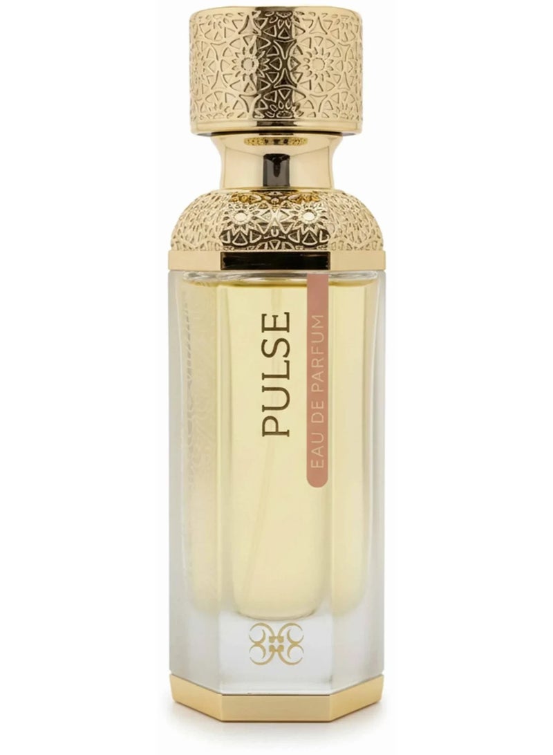 PULSE Luxury Eau De Parfum for Men and Women Refreshing Blend of Peach Apple Blossom Wild Rose and Musk with Patchouli for a Royal Lasting Scent