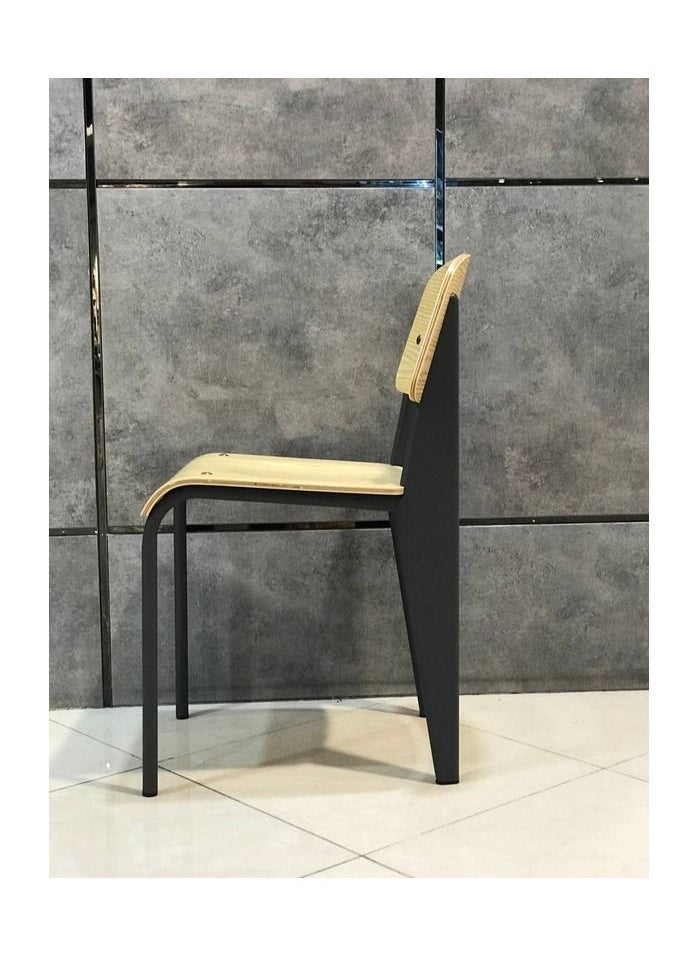 Neo Front Neo Front Dining Chair Wooden Living Room Chair for Home Office Hotel Bistro Cafe Restaurant 774Y  - Image 2