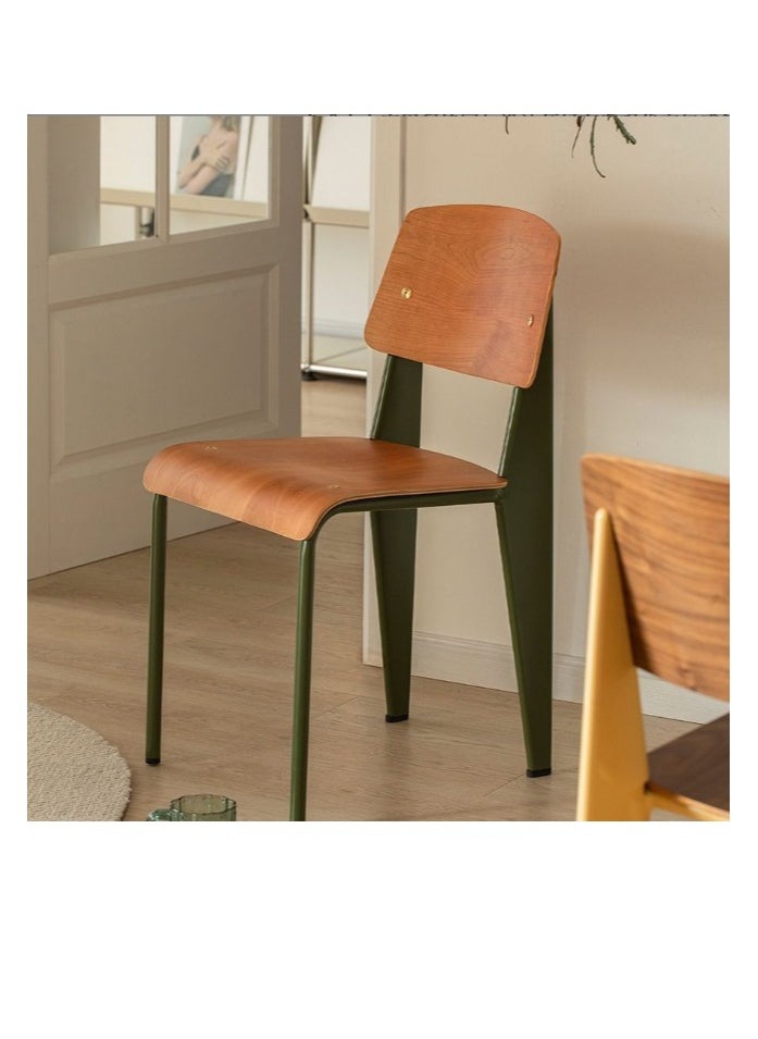 Neo Front Neo Front Dining Chair Wooden Living Room Chair for Home Office Hotel Bistro Cafe Restaurant 774Y  - Image 3