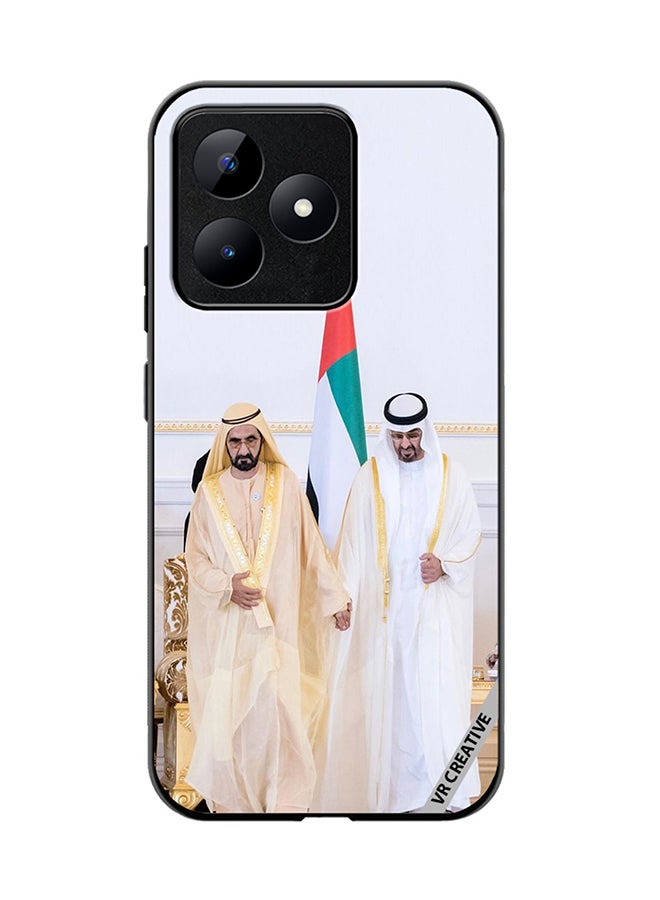 VR CREATIVE Protective Case Cover For Realme C53 Sheikh Mohamed Bin Zayed Al Nahyan And Sheikh Mohammed Bin Rashid Al Maktoum Design Multicolour - Image 1