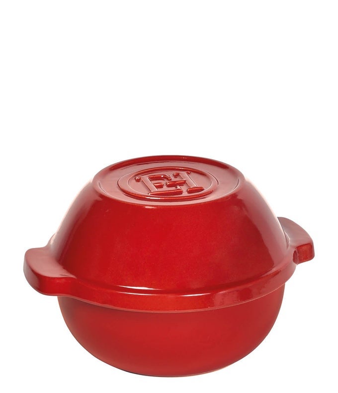 CERAMIC BREADPOTATO COOKER BURGUNDY